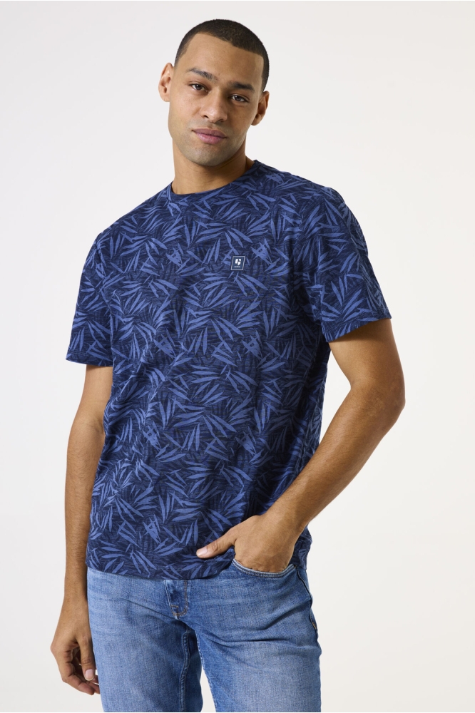 T SHIRT MET PRINT E51210 2591 DEEP INK